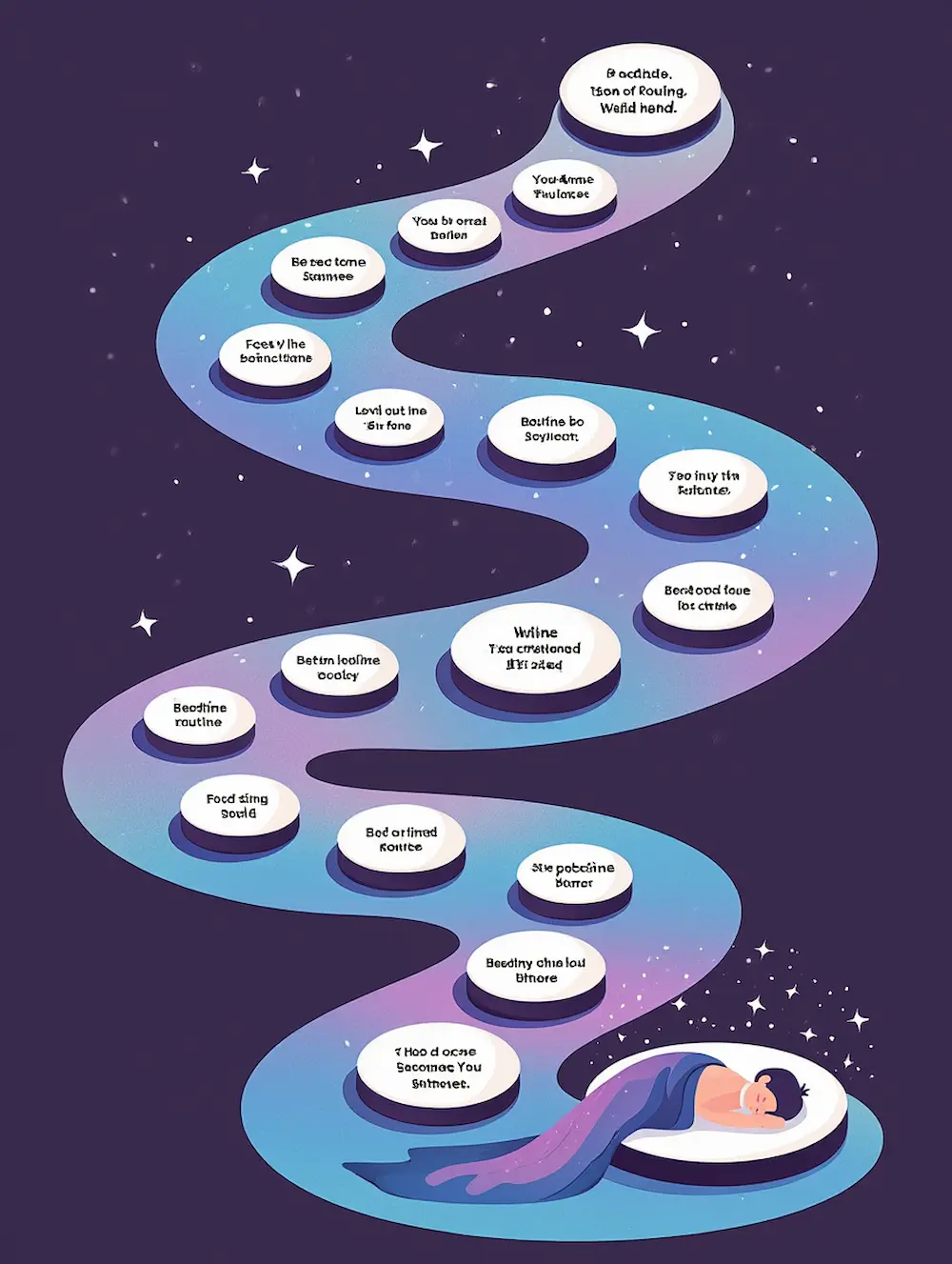 Executive Function &amp; Bedtime: Working *With* Your Brain, Not Against It | NeurodiverseNights Blog illustration