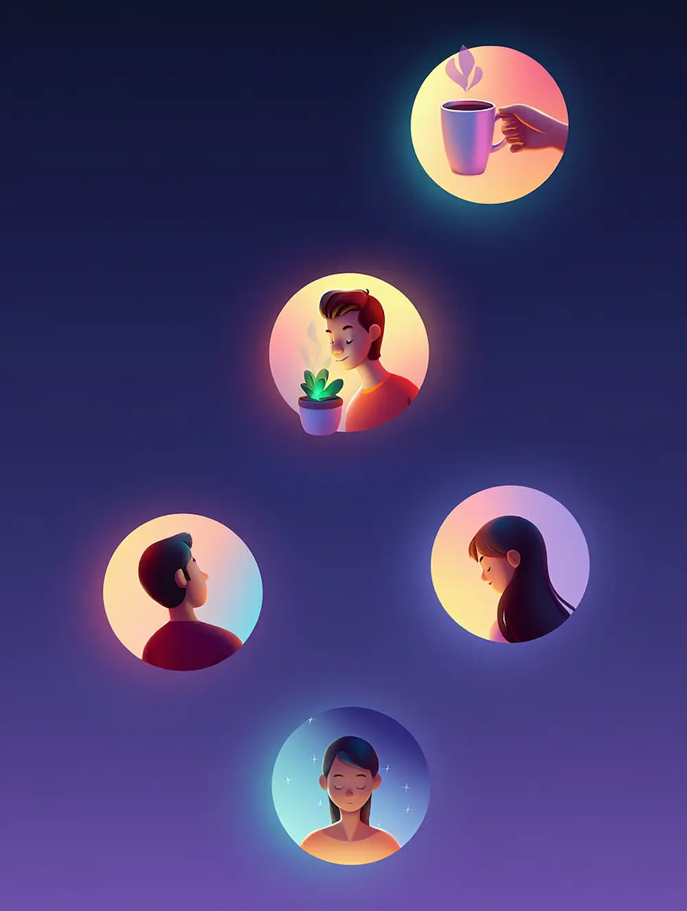 Beyond the Bedroom: Creating Micro-Moments of Calm Throughout Your Day | NeurodiverseNights Blog illustration