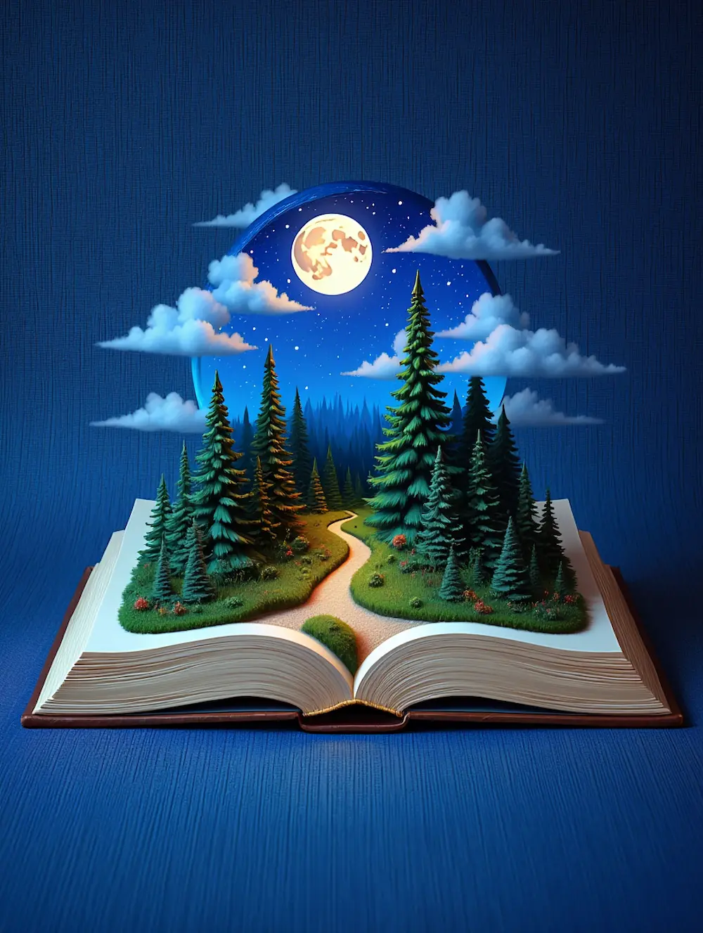 Nature Narratives: Why Stories of Clouds, Paths, and Stars Feel Like Home | NeurodiverseNights Blog illustration